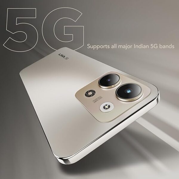 Lava Storm Lite 5G (Astral Blue, 4+4*GB RAM, 128GB Storage)