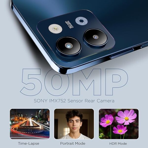 Lava Storm Lite 5G (Astral Blue, 4+4*GB RAM, 128GB Storage)
