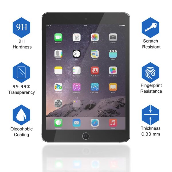 "Premium Tempered Glass Screen Protector for Tablets – High Quality, Crystal Clear Transparency."