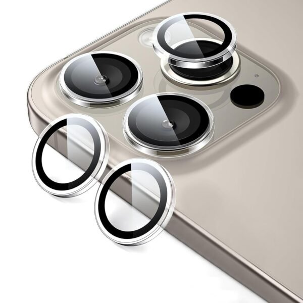 Metal Ring Camera Lens Protector For iPhone 15 Series - Image 3