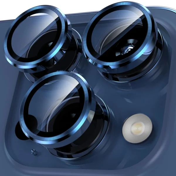 Metal Ring Camera Lens Protector For iPhone 15 Series - Image 2
