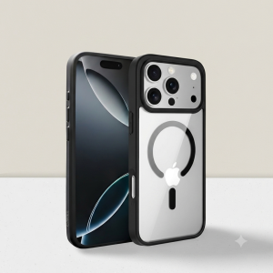 MagSafe Anti-Yellow Case for iPhone 17 Pro with Black Border